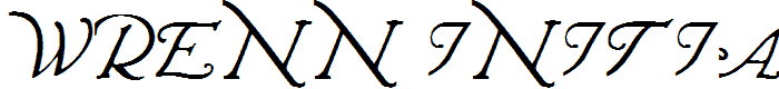 Wrenn Initials font